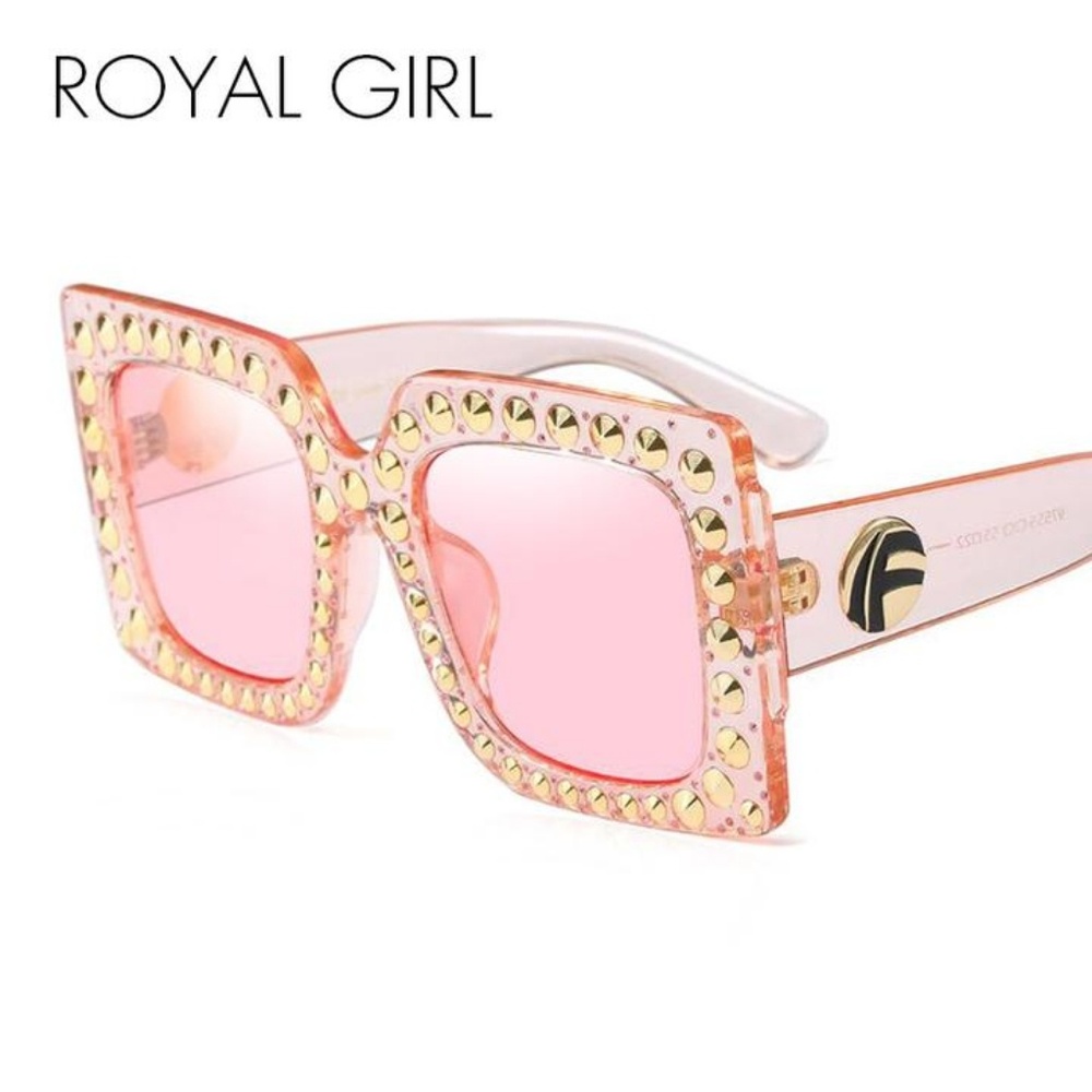 Vintage Royal Girl Gradient Glasses